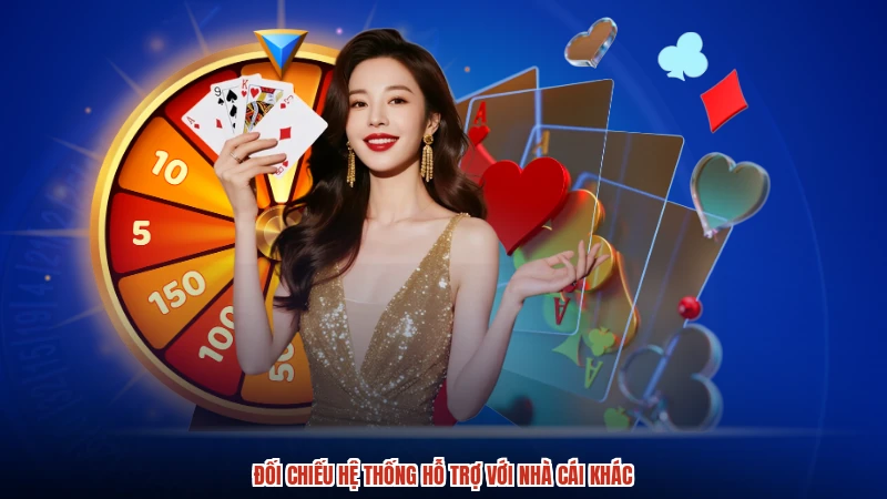 Đối chiếu hệ thống hỗ trợ với nhà cái khác