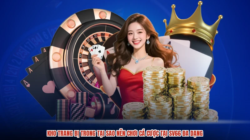 Kho trang bị trong tại sao nên chơi cá cược tại SV66 đa dạng