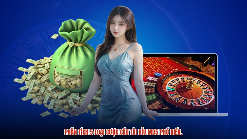 Phân tích 5 loại cược cầu tài xỉu MD5 phổ biến.